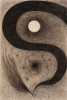 Fusain sur toile, 195 x 130 cm