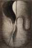 Fusain sur toile, 195 x 130 cm